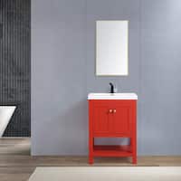 Buy Red Single Bathroom Vanities Vanity Cabinets Online At Overstock Our Best Bathroom Furniture Deals