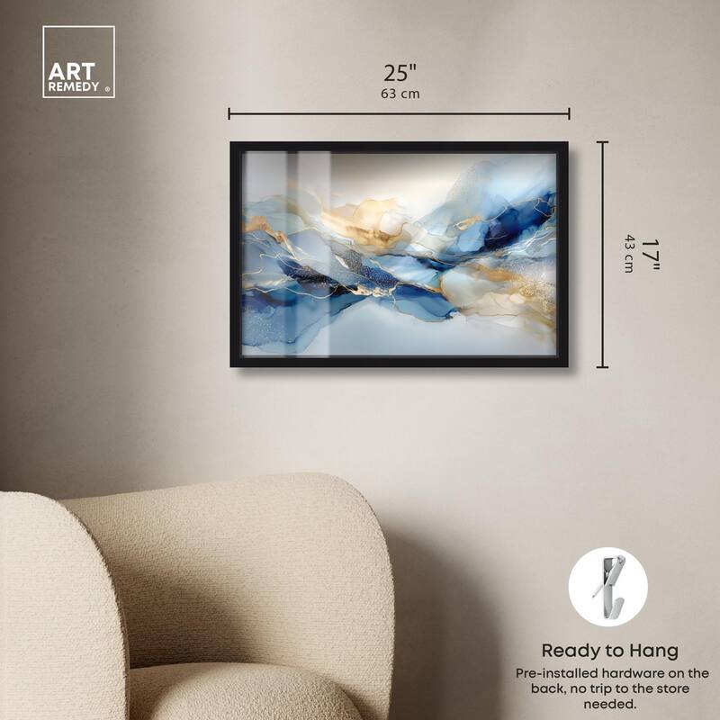 Postmodern Flow I Shadowbox by Art Remedy