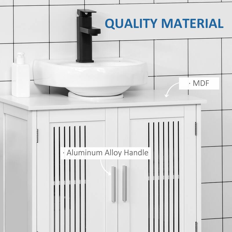 Modern Under Sink Cabinet with 2 Doors (Not Including Sink)