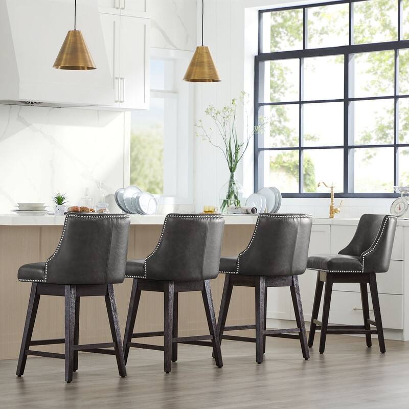 Spruce & Spring Oliver Counter Height Swivel Barstool Set
