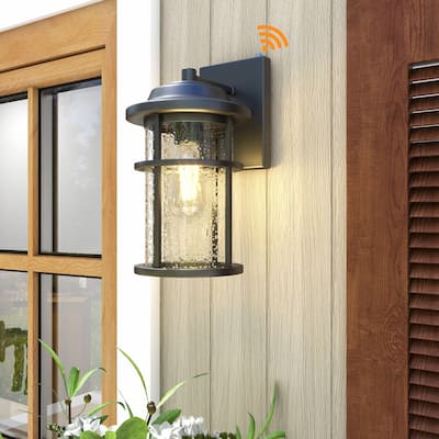 2Pack-1 Light Outdoor Wall Light Dusk to Dawn - 6.61"x7.95"x12.28"