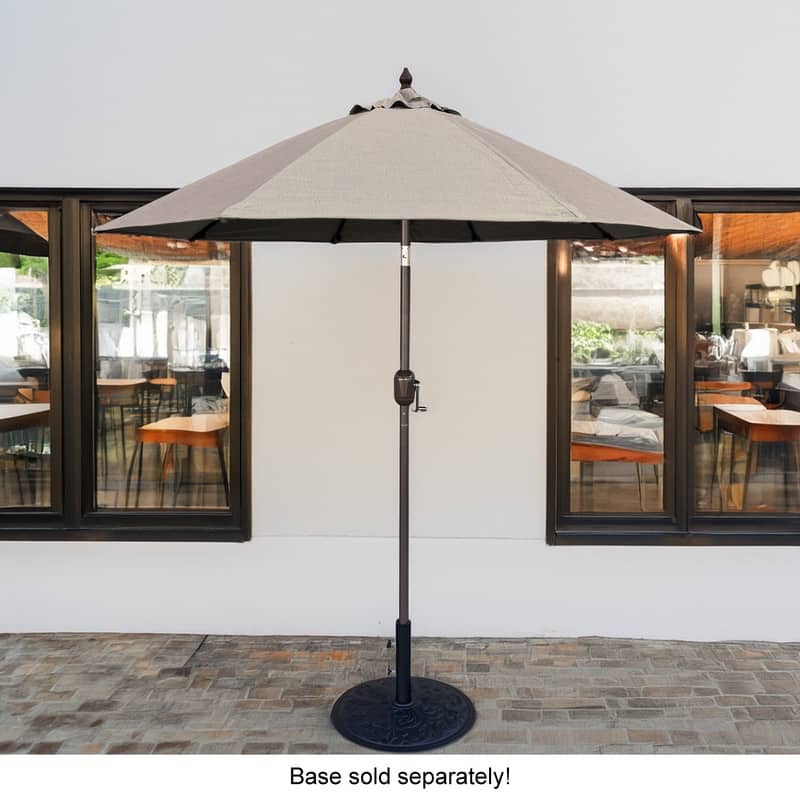 Tropishade 7.5' Market Umbrella with Sunbrella 5481 Tanner Taupe