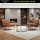 preview thumbnail 14 of 12, Atlas Signature Genuine Leather Accent Chair