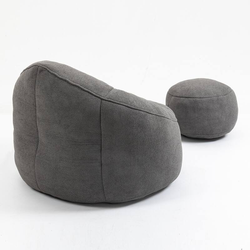Bedding Bean Bag Sofa Chair With Footrest