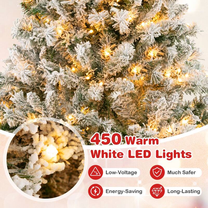 7 Feet Artificial Xmas Tree 3-Minute Quick Shape