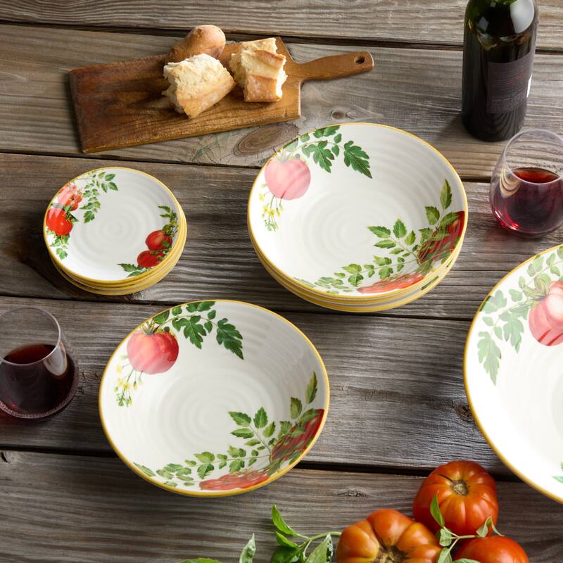 Certified International 9" Pasta Bowls,38 oz.,Set of 4 - 9'' W x 9'' D x 2.25'' H