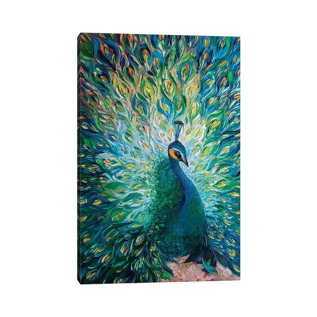 iCanvas "Peacock XXXII" by Willson Lau Canvas Print
