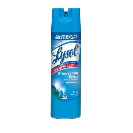 Lysol 1920079326 Disinfectant Spray, Spring Waterfall Scent, 19 Oz
