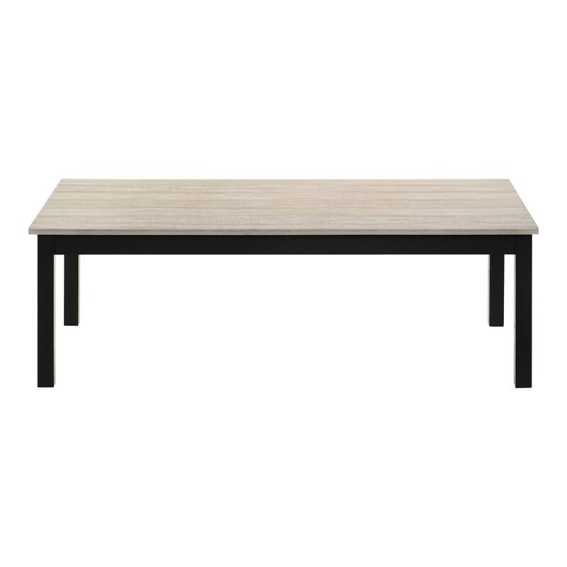 Furniture of America Sonnet Modern 3-Piece Wood Coffee Table Set with 2 End Tables