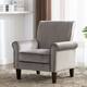Morden Fort Velvet Upholstered Armchair, Bedroom Accent Chair, for Living Room Bedroom Club Office