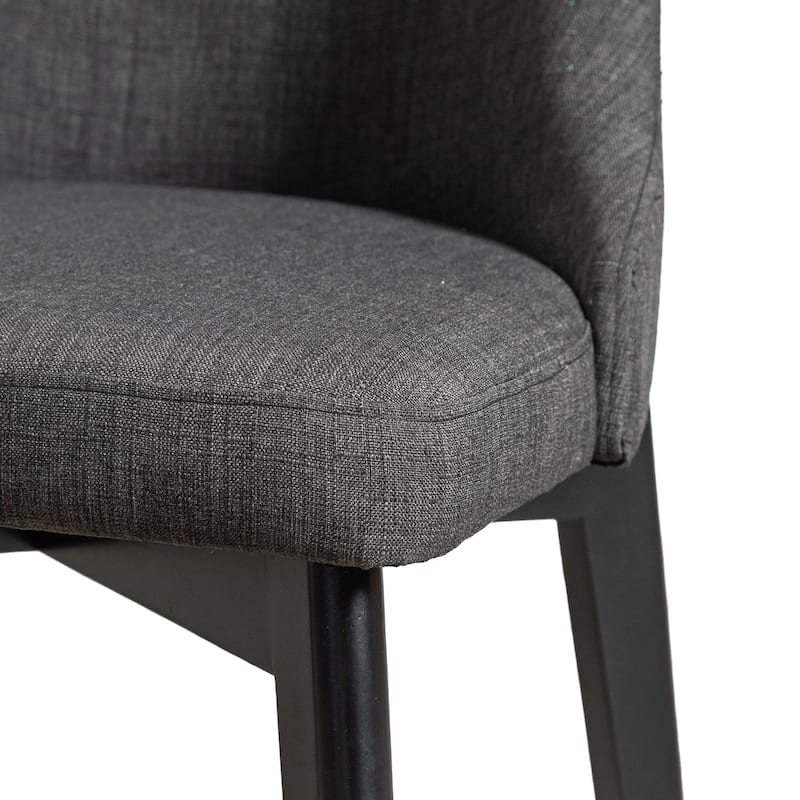 Upholstered Side Chair Dining Chairs Kitchen Chairs with Wood Legs Set of 2