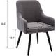 preview thumbnail 5 of 8, Swivel Dining Chairs Set of 2 Upholstered Accent Chairs Living Room Chairs Desk Office Arm Chair