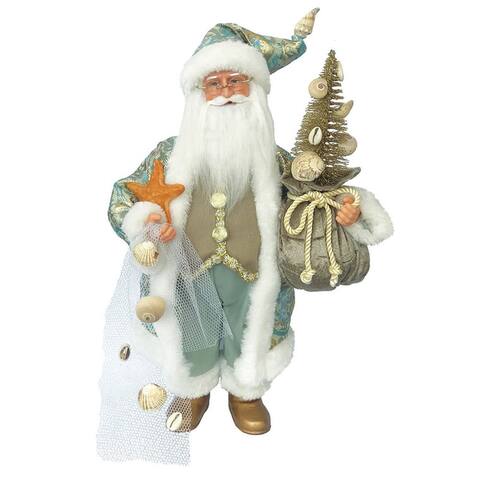 15" Seashore Claus - Blue