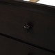 preview thumbnail 6 of 10, Twin Bunk Bed with Trundle, Ladder, Safety Rail and 3 Drawers, Black
