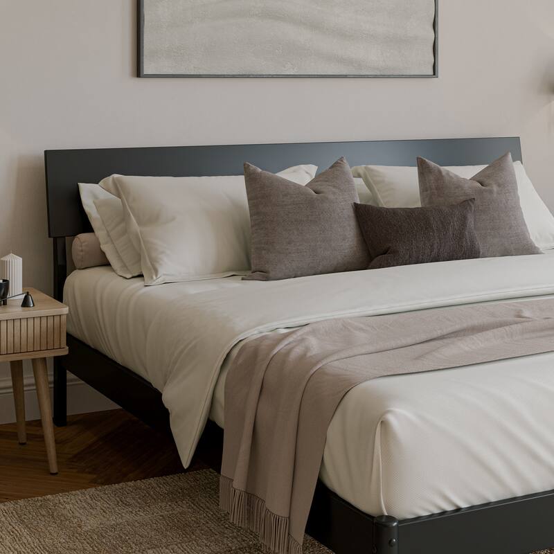 Bradford Platform Bed with Adjustable Headboard