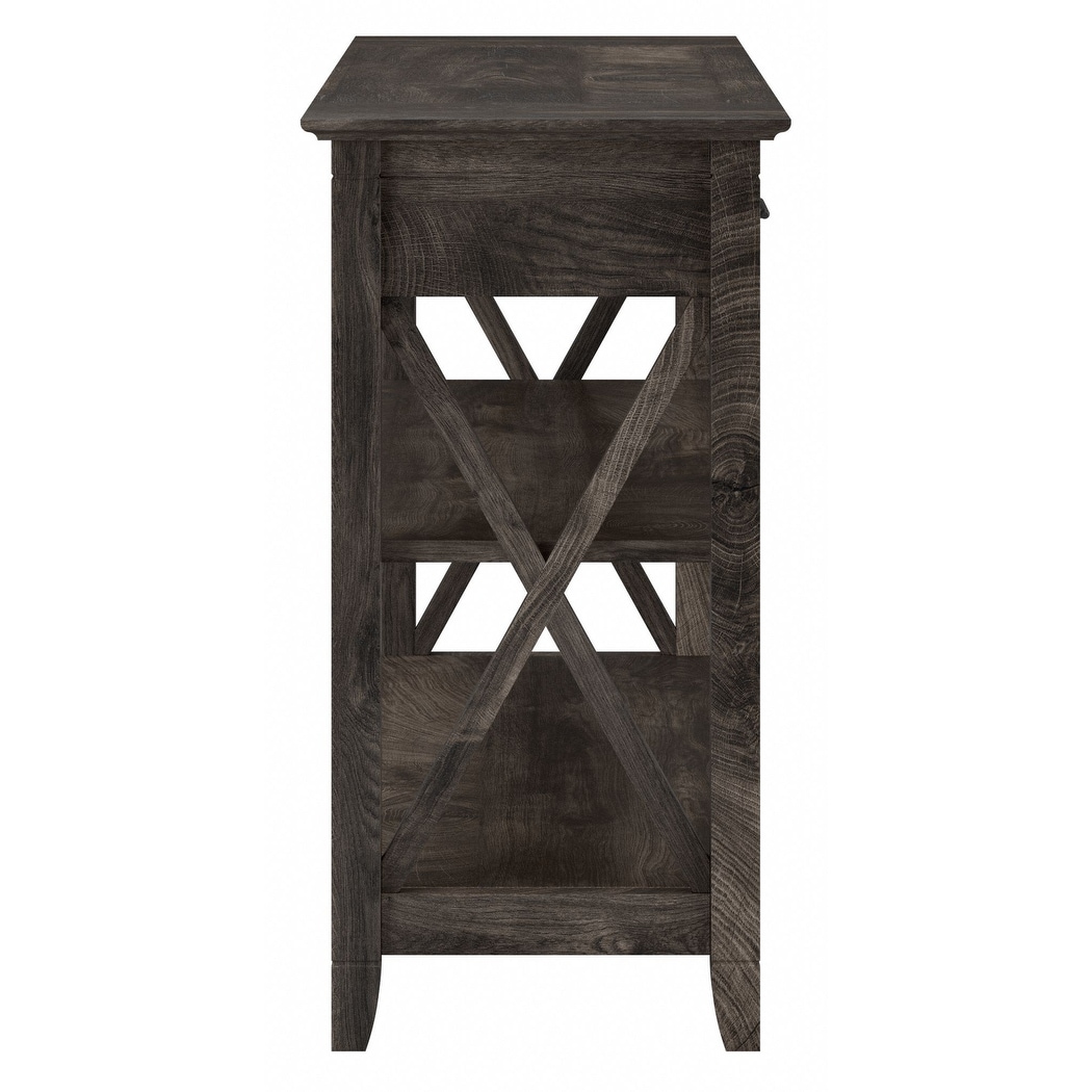 Key West Console Table with Drawers and Shelves by Bush Furniture