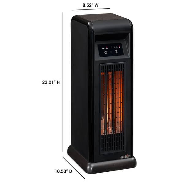 duraflame Infrared Quartz Electric Tower Heater Bed Bath & Beyond