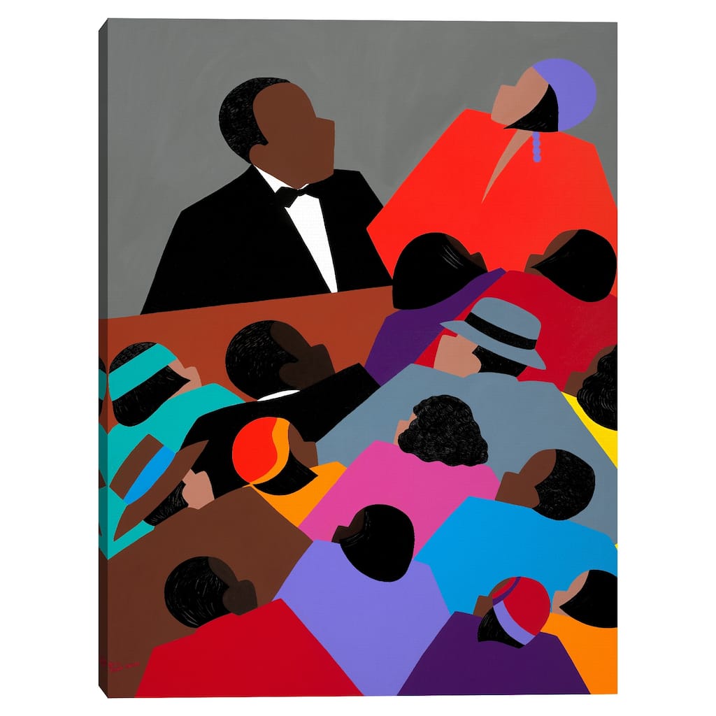 Harlem Renaissance by Synthia SAINT JAMES Canvas Art Print