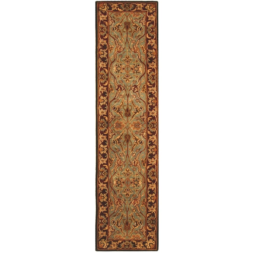 SAFAVIEH Handmade Heritage Gracious Garden Traditional Oriental Wool Rug