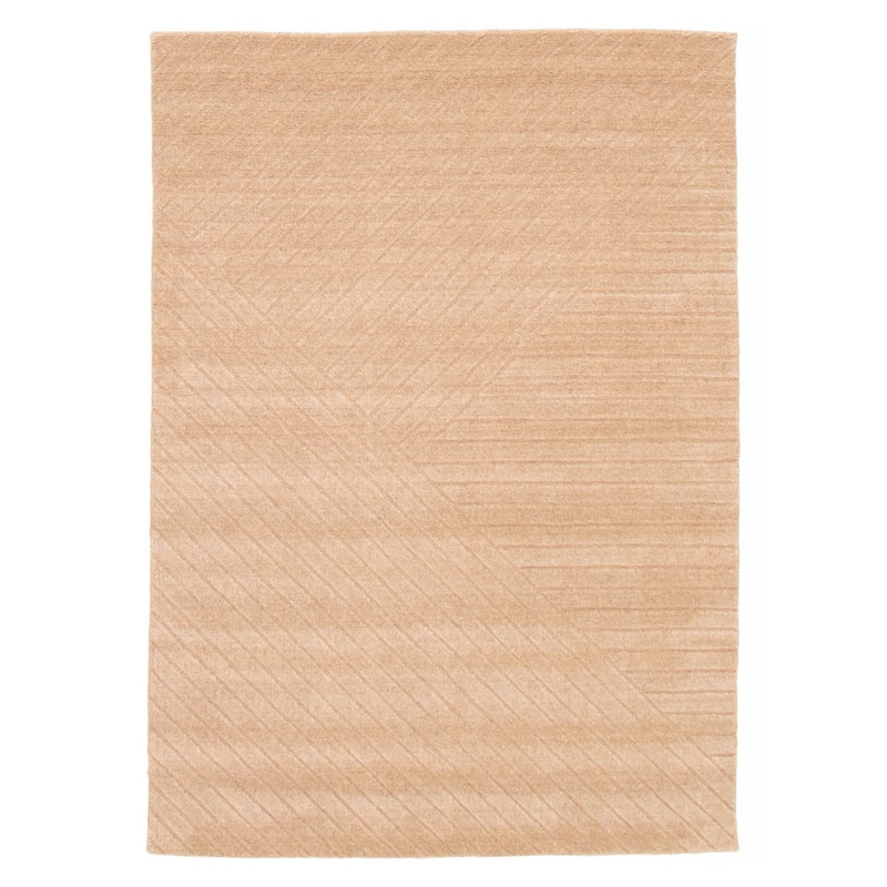 Kashkuli Gabbeh Tan Rug 5'5" x 7'6" - 5'5 x 7'6 - Tan - 5'5 x 7'6