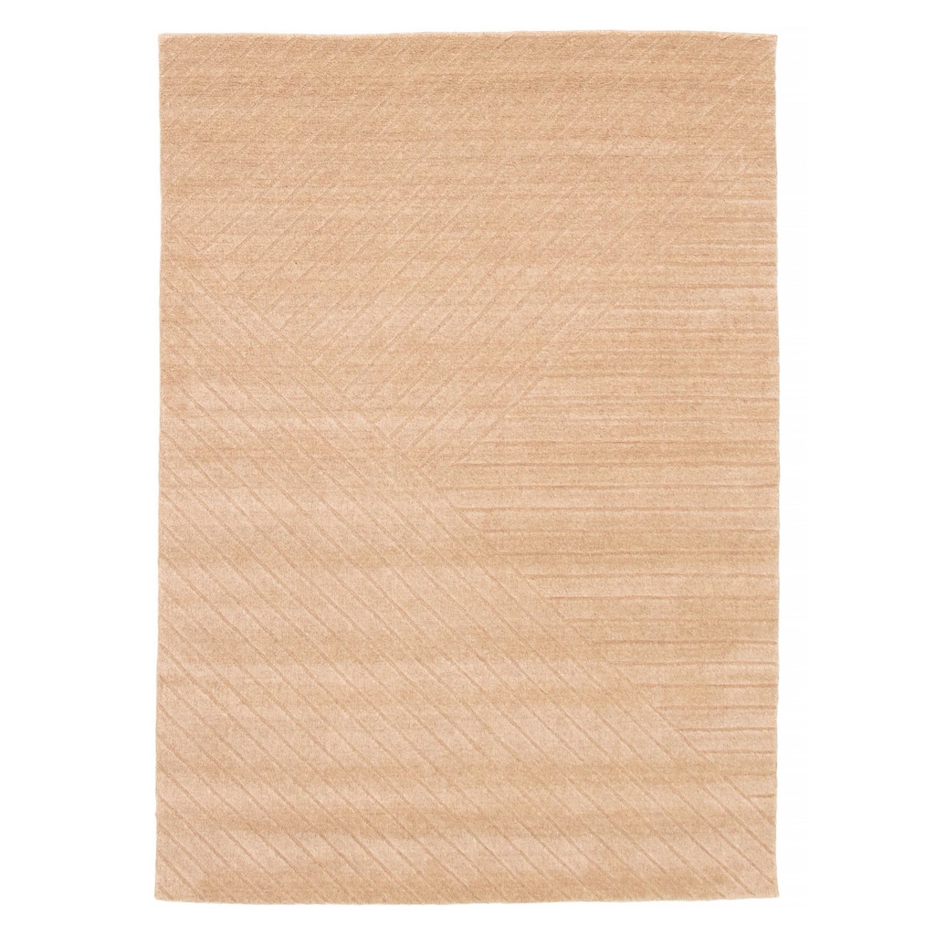 Kashkuli Gabbeh Tan Rug 5'5" x 7'6" - 5'5 x 7'6