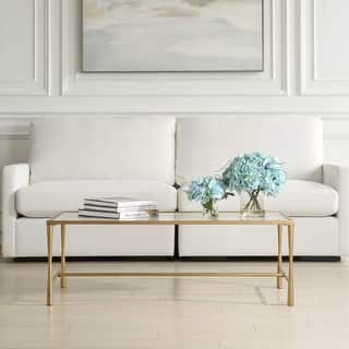 Silver Orchid Iron Gold Coffee Table