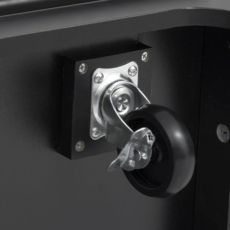 59.3" Rolling Kitchen Island with Storage 2 Pull Out Cabinet Organizers & Rubber Wood Drop Leaf,Trash Can Storage,Power Outlet