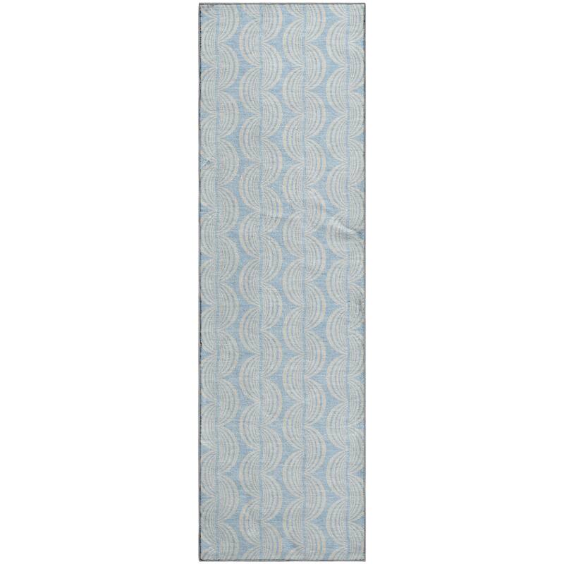 Premium Washable Super Soft Modern Scallop Mayfield Rug