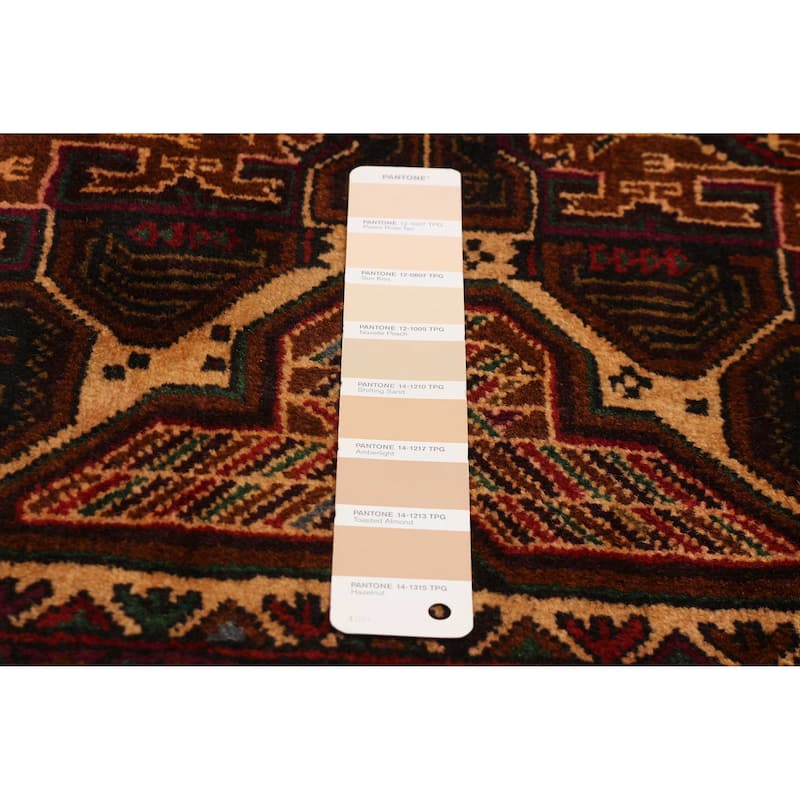 Teimani Beige, Brown Rug 3'8" x 6'9" - 3'8 x 6'9