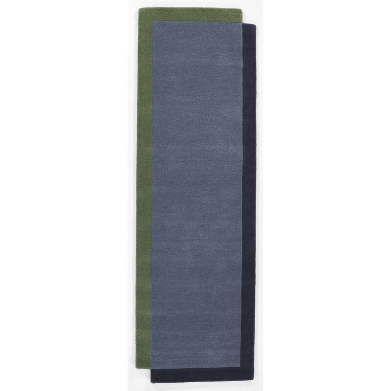 Novogratz by Momeni Tallulah Hand Tufted Wool Area Rug - Blue - 2'6" X 8' Runner