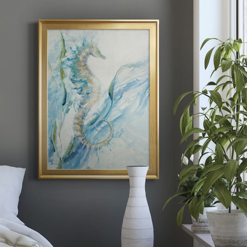 New Seahorse Premium Framed Canvas - Ready to Hang