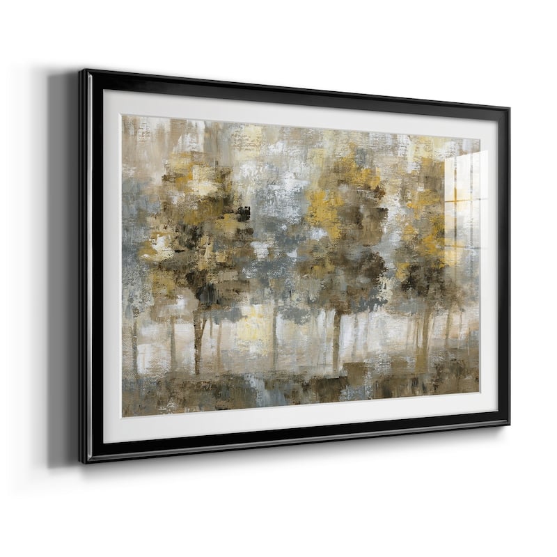 Linen Trees Premium Framed Print - Ready to Hang