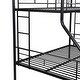 preview thumbnail 10 of 11, Modern Style Twin over Full Metal Bunk Bed with Trundle
