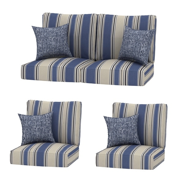 Sunbrella top cushions 24x24