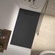 preview thumbnail 18 of 34, ANZZI Borderless Series 59 in. Barrier-Free Curbless Shower Base with Reversible Drain, Slip-Resistant & ADA Compliant