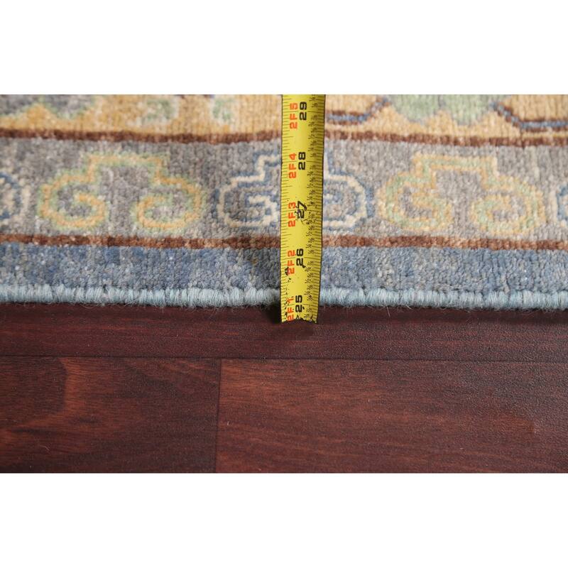 Vegetable Dye Geometric Khotan Home Decor Area Rug Wool Hand-knotted - 5'8" x 8'7"