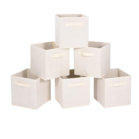 Enova Home Storage Bins Fabric Box (Set of 6)