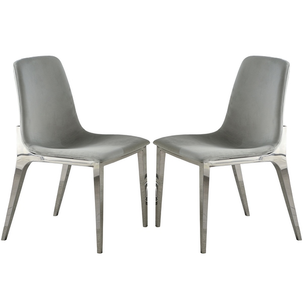 4 grey best sale velvet dining chairs