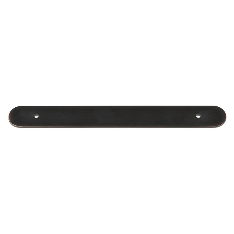 GlideRite 8-1/2 in. Rounded Backplate 6-5/16 in. Center to Center, 9343-160 - Pack of 25 - Oil Rubbed Bronze