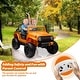 preview thumbnail 4 of 6, 24V Kids Ride On Car w/Remote Control Orange