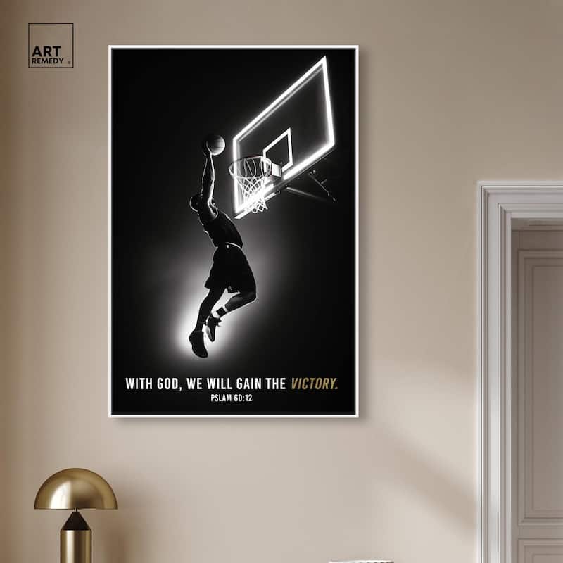 We Will Gain the Victory Canvas by Art Remedy