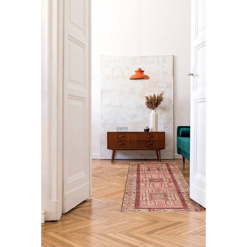 ECARPETGALLERY Hand-knotted Konya Anatolian Taupe Wool Rug - 3'1 x 8'10