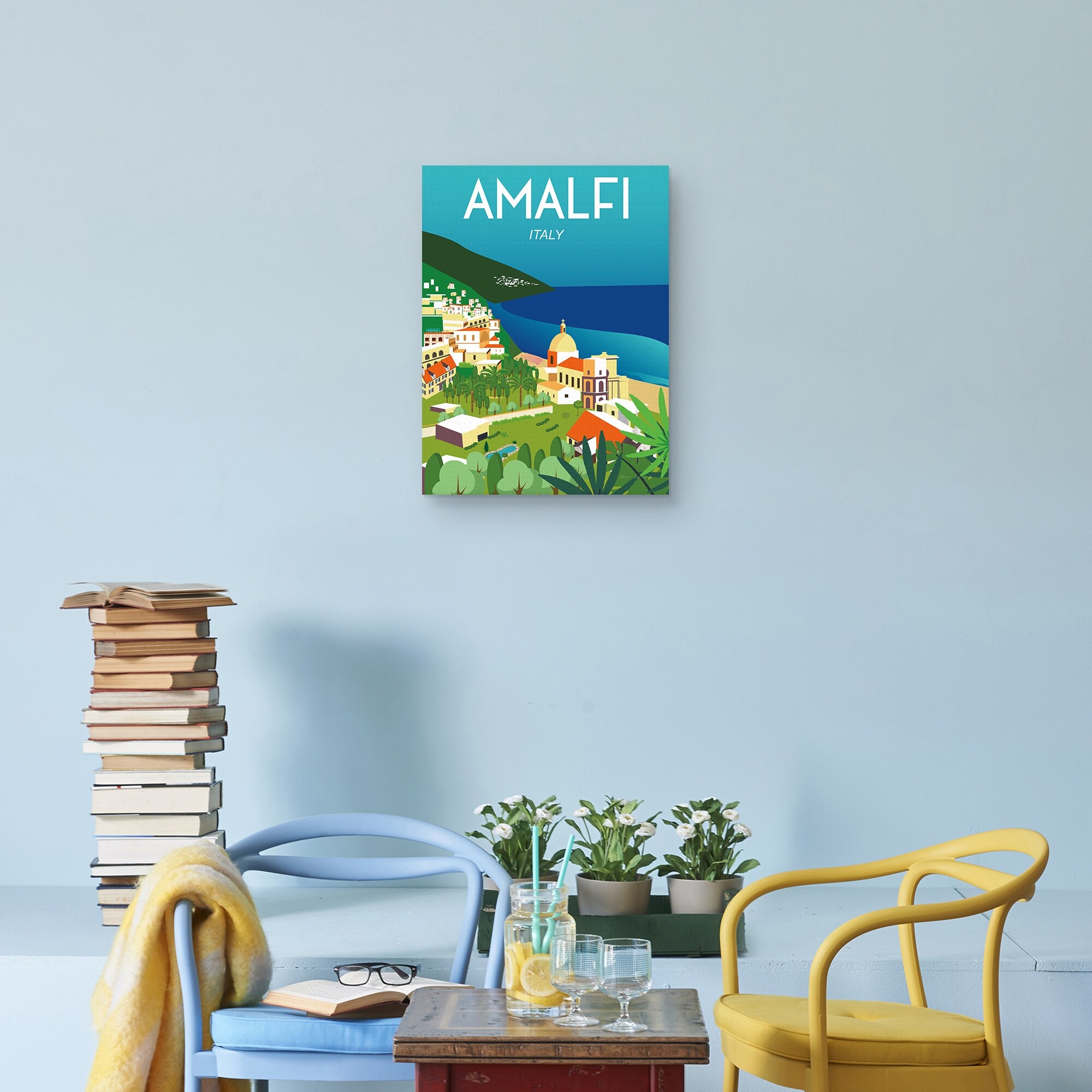 Amalfi Canvas Art Print - Overstock - 38918895