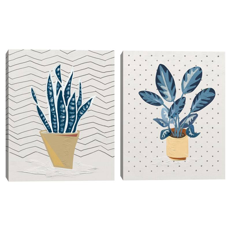 Simplice I, II Canvas Art Prints