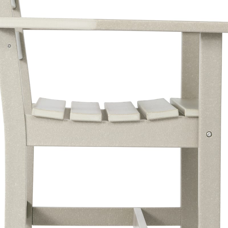 Polytrends Shoreside 6-Piece Arm Chair Dining Set With Bench