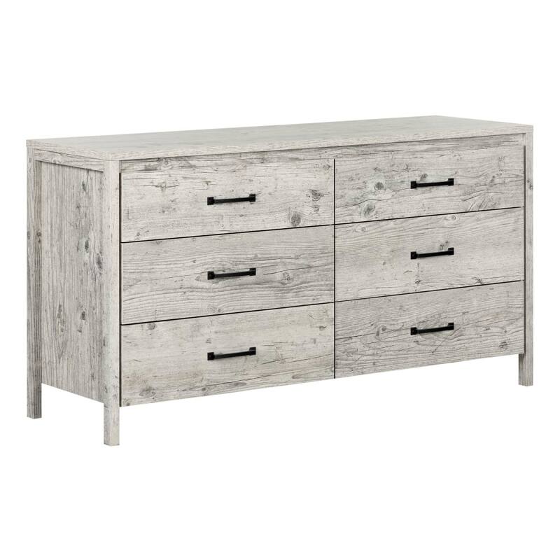 Engineered Wood Modern Drawer Storage Dresser with Smooth Glides