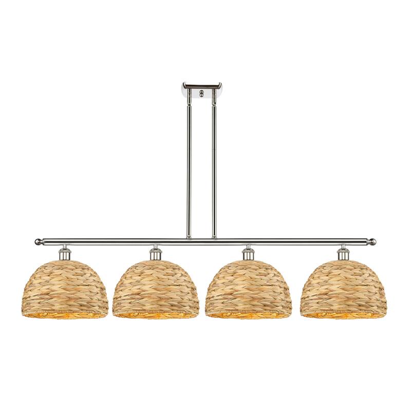 Innovations Lighting 516-4I-12-50 Woven Rattan Linear Woven Rattan 4
