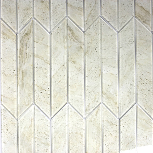 Miseno MT-WHSWTJSET-CM Nature - 3-3/4" x 11-3/4" Other Wall Tile - Glossy Visual - Beige