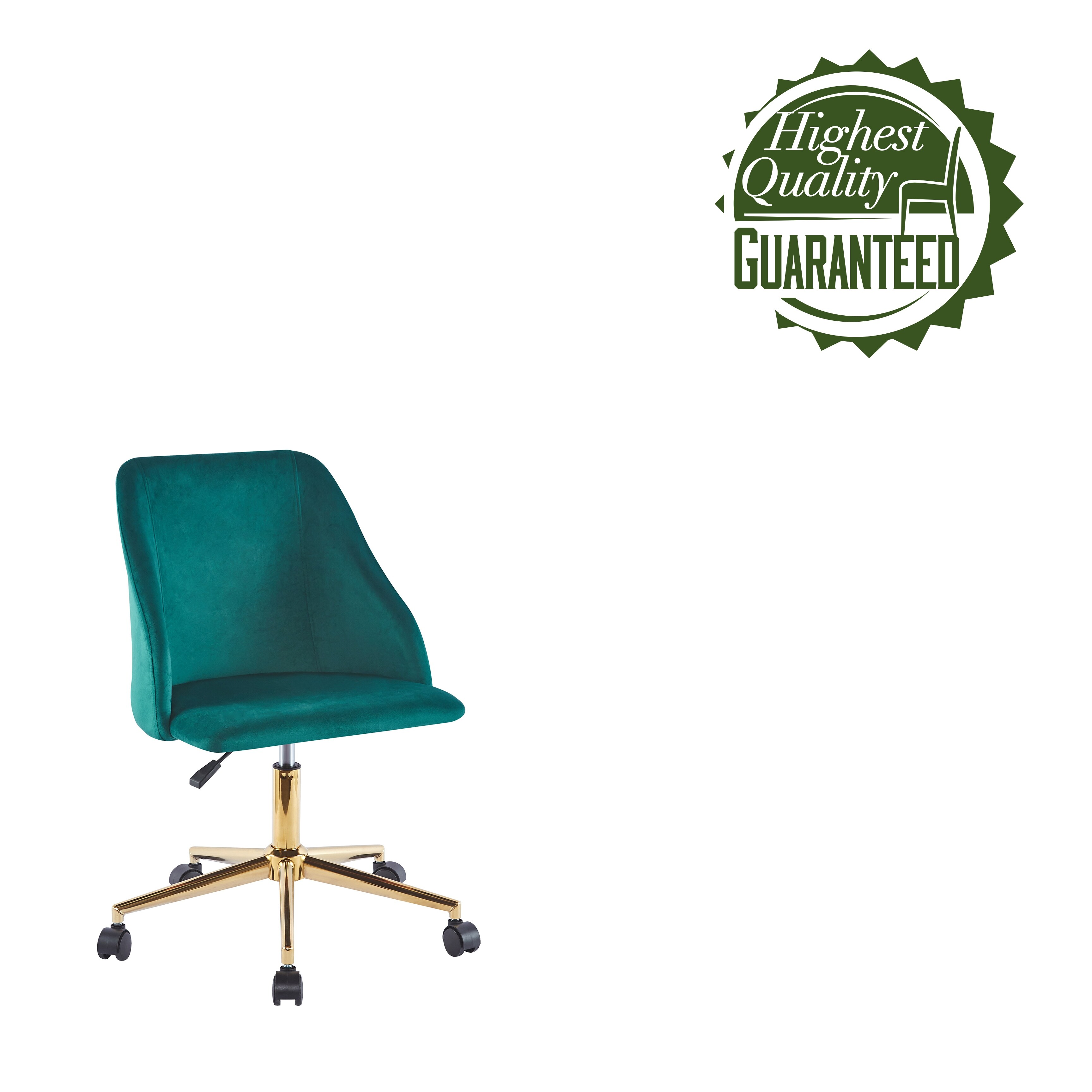 Clarice velvet office discount chair