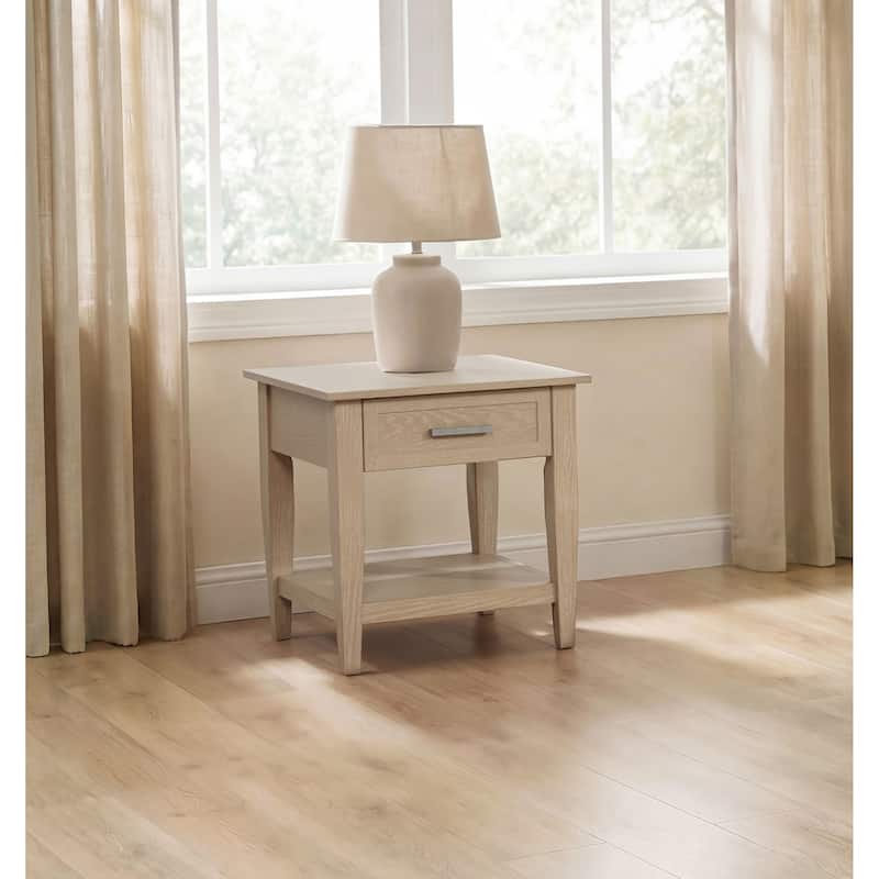 Lindenton 1-drawer Wood Occasional Side End Table - Blonde